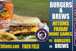 HiToms Face Mustangs for Inaugural Burgers and Brews Night