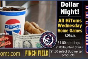HiToms Begin Seven-Game Homestand with Ponies Wednesday