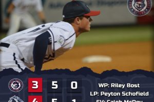 HiToms fall to Mustangs 4-3, lose second straight