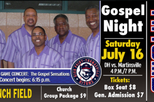 Gospel Night with the Gospel Sensations – July 16th