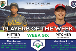 Little Named CPL Pitcher of the Week