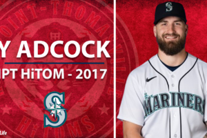 Adcock becomes the twenty first HiTom in majors