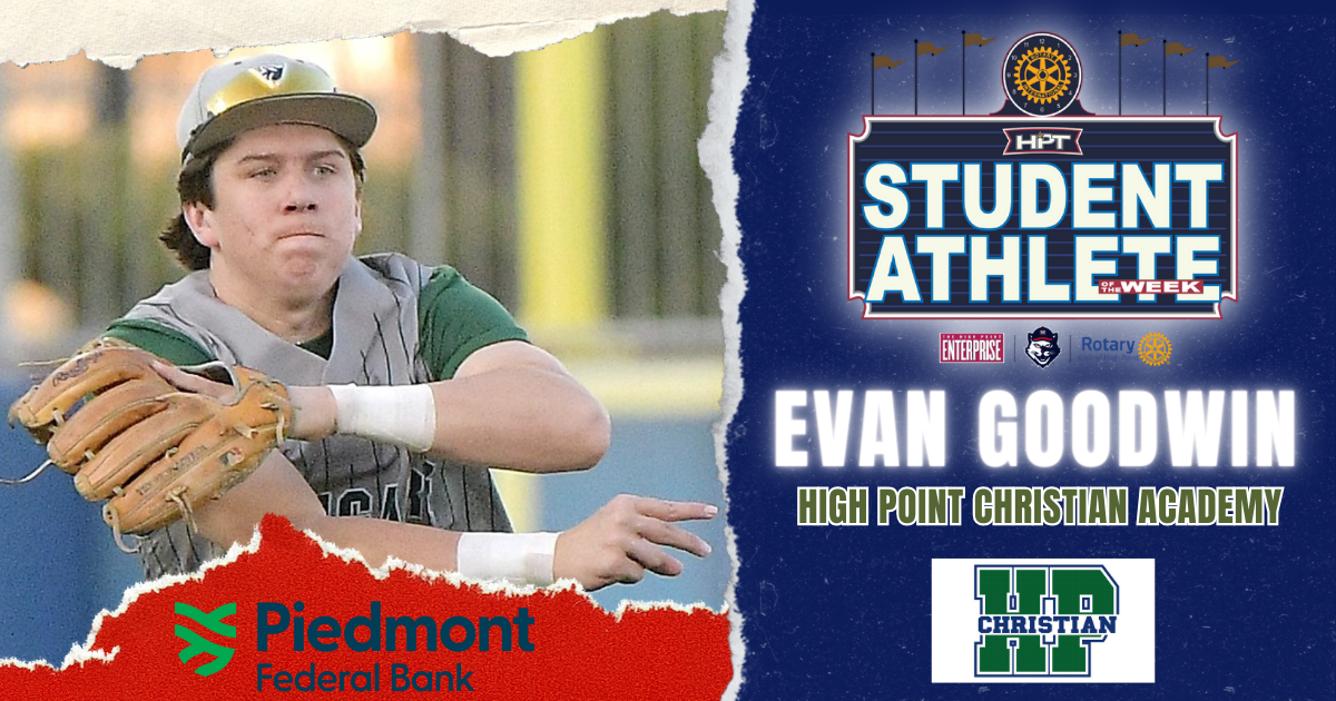 HPT HiTOMS & PIEDMONT FEDERAL BANK PRESENT: STUDENT ATHLETE of the WEEK: EVAN GOODWIN