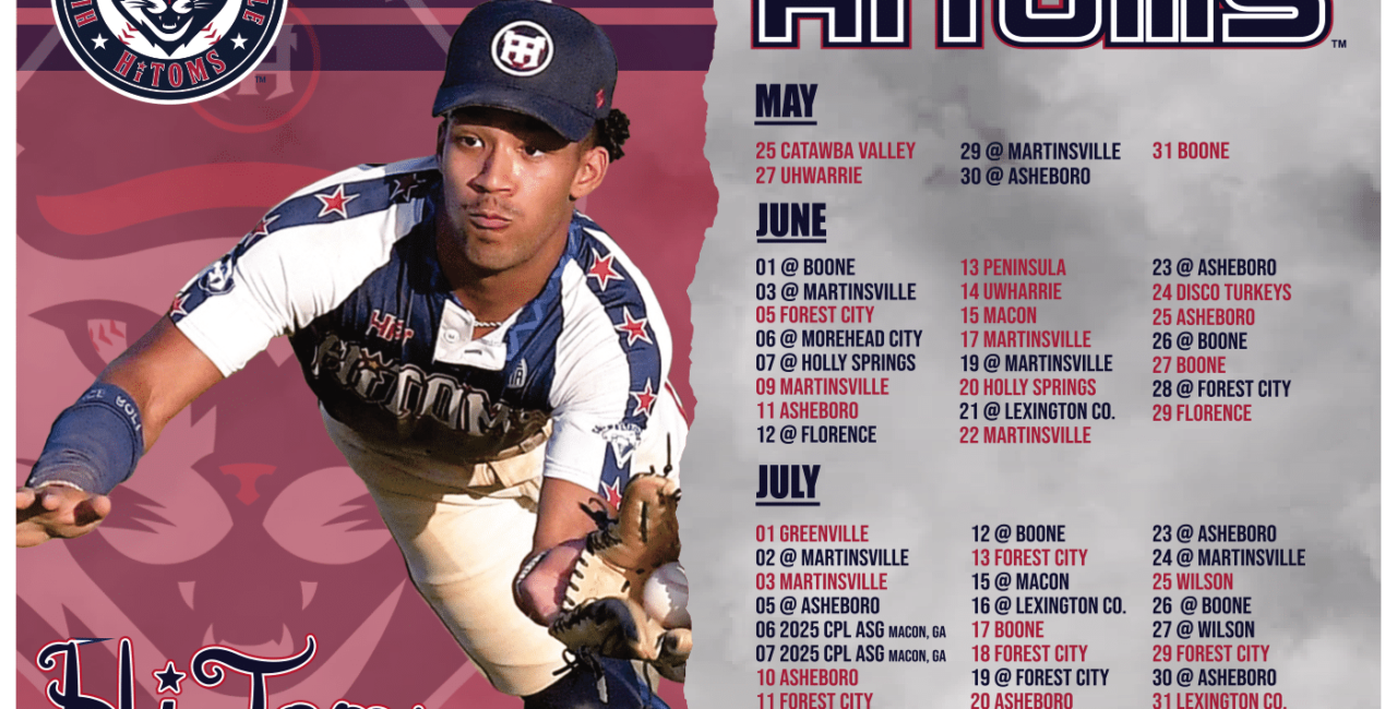 2025 Summer Schedule Released! HiToms Celebrate Finch Field’s 90th year with an exciting calendar of games and events