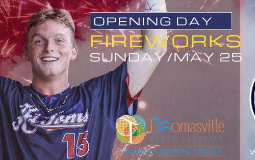 Opening Day Fireworks At Historic Finch Field