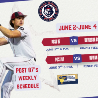 Post 87’s Weekly Schedule June 2nd-June 4th