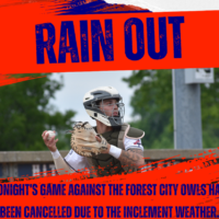 Tonights Game Against Forest City Cancelled Due to Inclement Weather