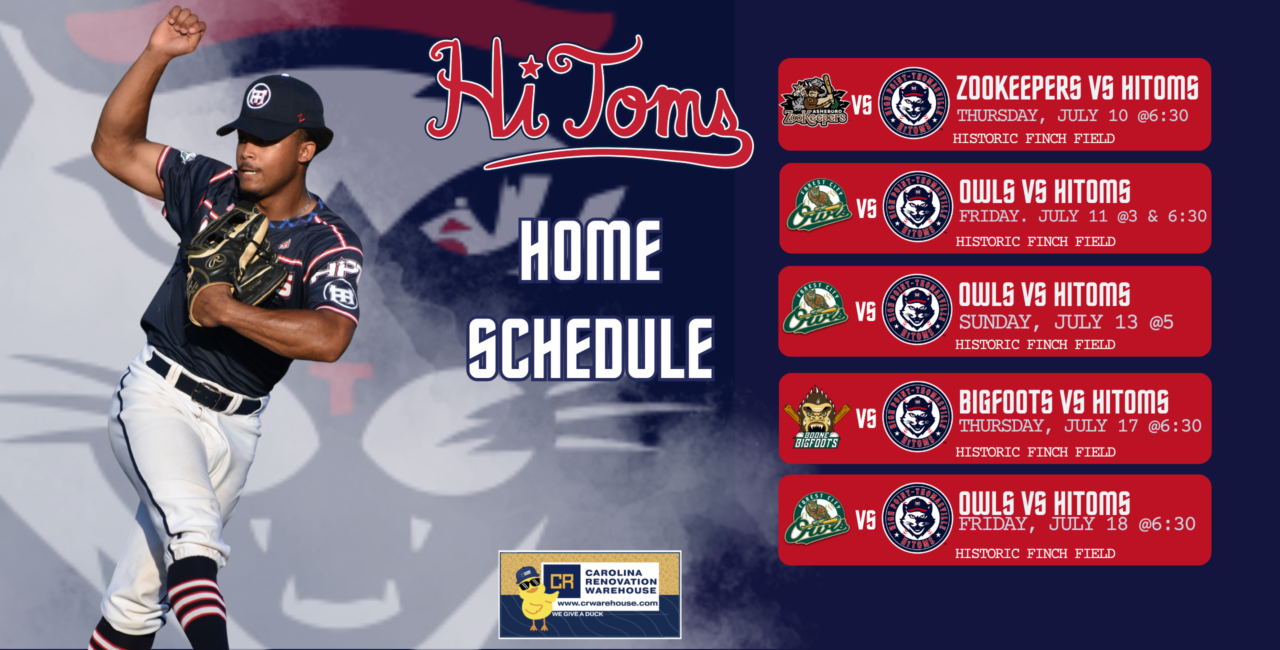 HiToms Weekly Schedule – July 10-18