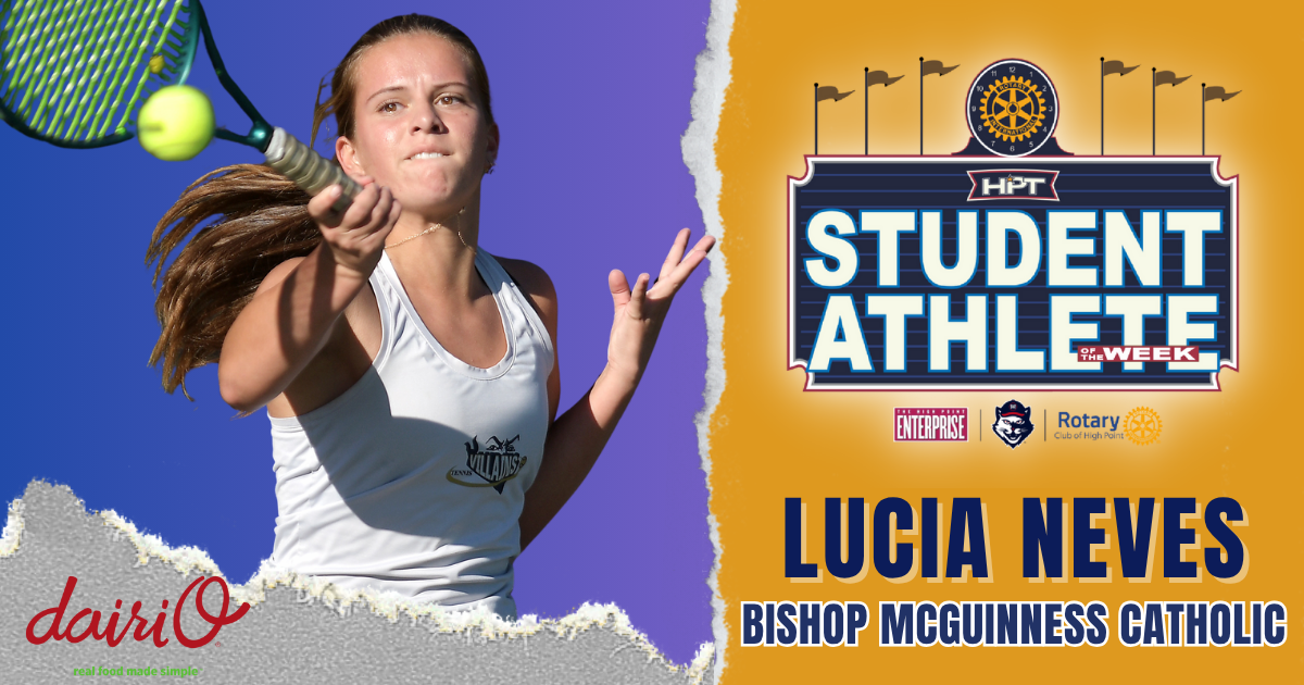 Lucia Neves Named the HiToms & Dairio’s Student Athlete of the Week!