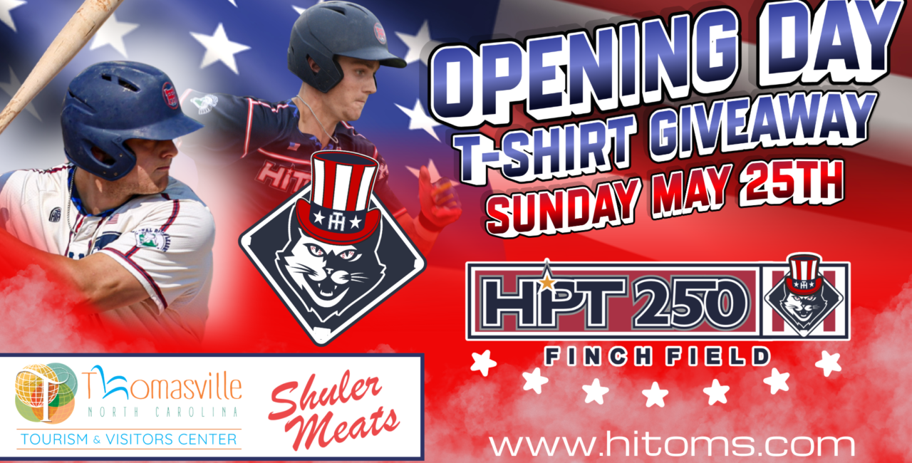 The High Point-Thomasville HiToms Announce Summer 2026 Schedule. Tickets are on sale now!