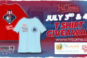 HiTom Announce July 3rd and 4th T Shirt Giveaways
