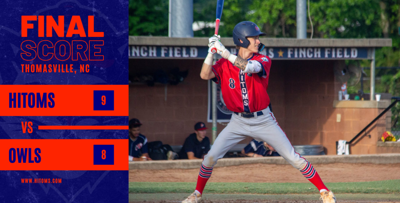 HiToms Edge Owls with Walk-Off Win