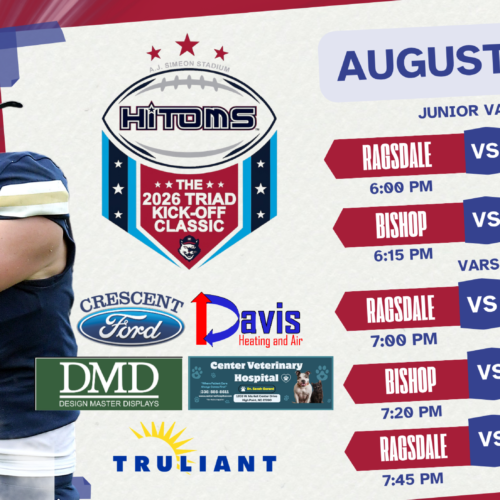 HiToms Triad Kick-Off Classic Starts Wednesday August 12th