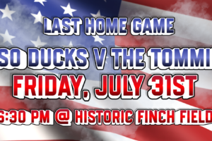 Final Home Game Tonight!